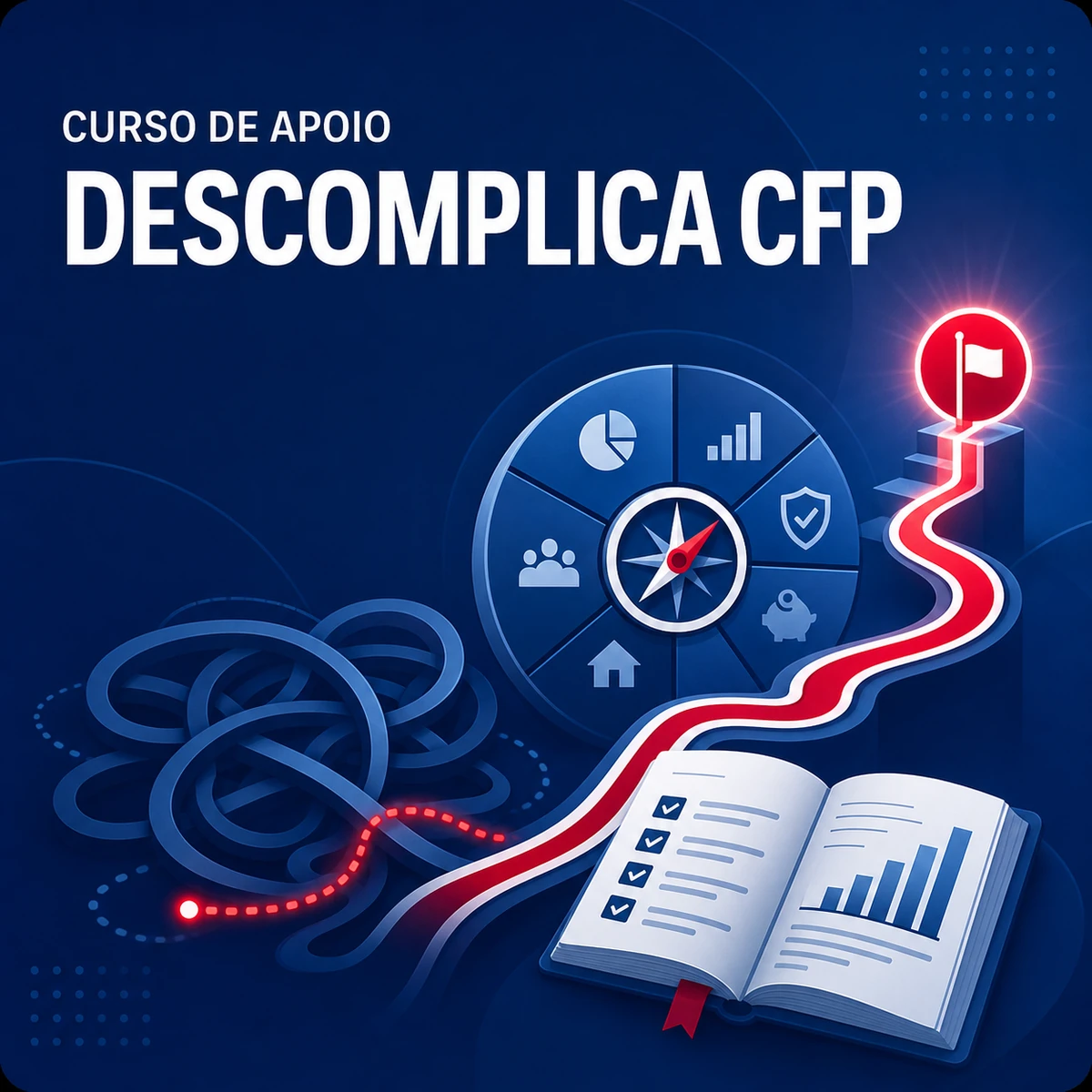 Card completo do curso Descomplica CFP