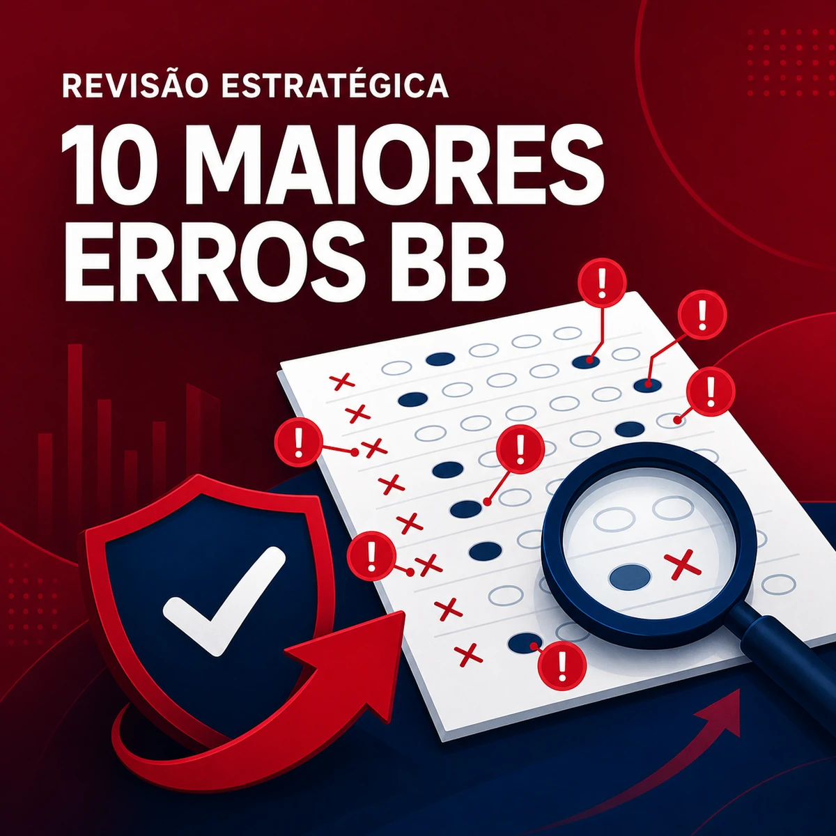 Card completo do curso 10 Maiores Erros BB