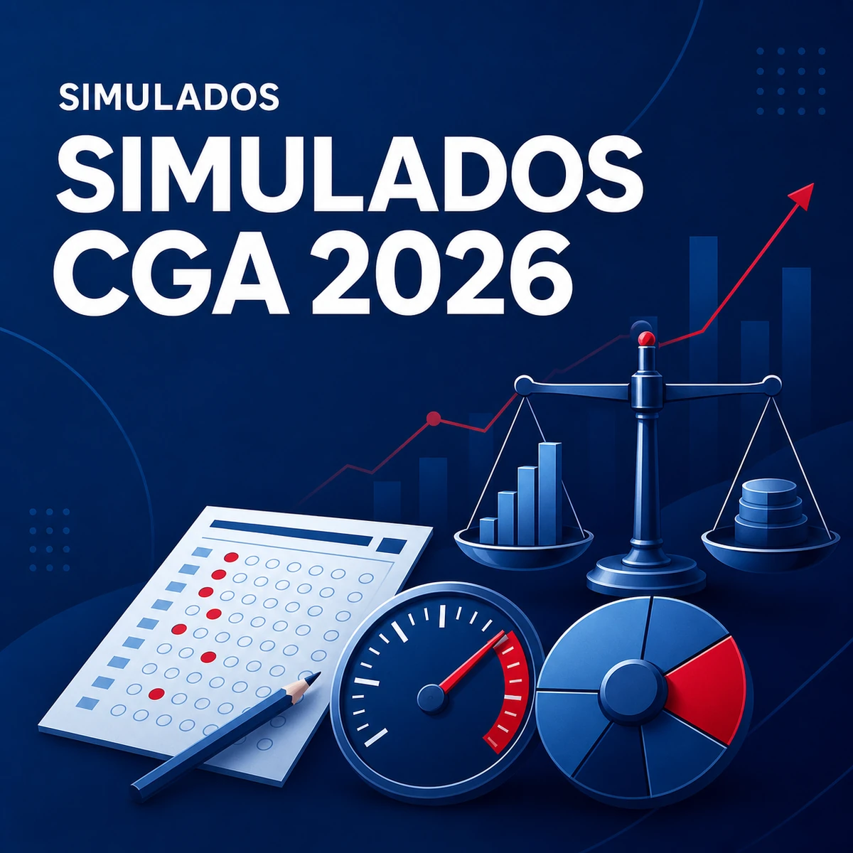 Card completo do curso Simulados CGA 2026